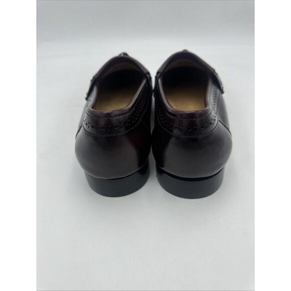 G.H Bass &Co. Men's Jeremy Weejuns Leather Tassel Burgundy Loafers SZ 10.5 EE - Picture 5 of 9